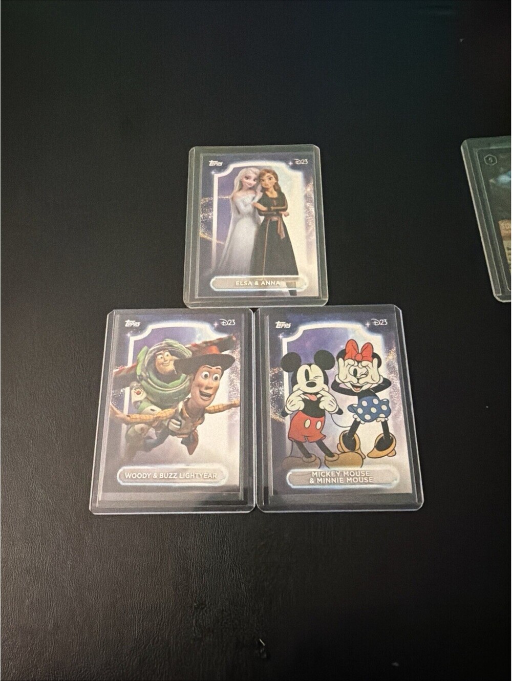 2026 Disney D23 Exclusive Topps Trading Cards Promo Three Card Set